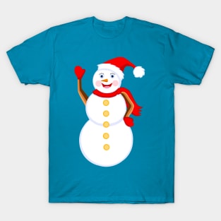 Classic Christmas Snowman T-Shirt